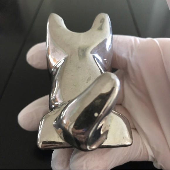 Vintage Metal Scottie Dog S & P Shakers, each 2 3/4” H x 1 1/2” W x 3” D - Picture 7 of 15